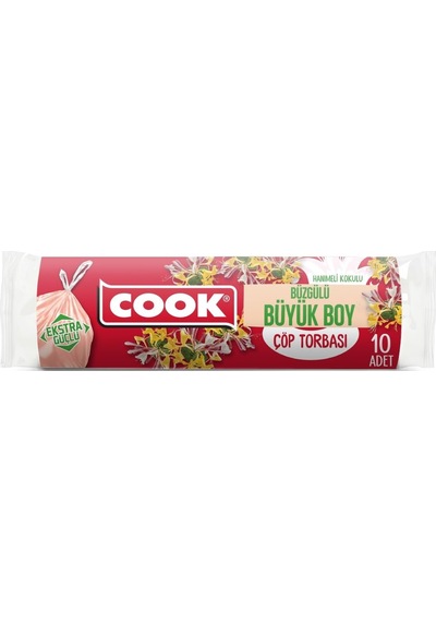 Büzgülü Kokulu Büyük Boy Çöp Torbası Hanımeli