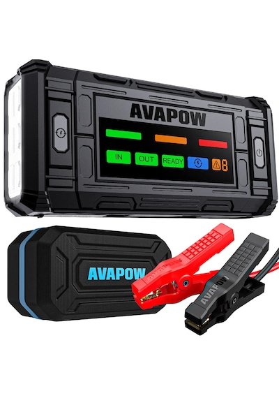 Tj18 Titan Seri 12000mah 2000a Bitmiş Aküyü Çalıştıran Jump Starter Taşınabilir Akü Takviye Cihazı