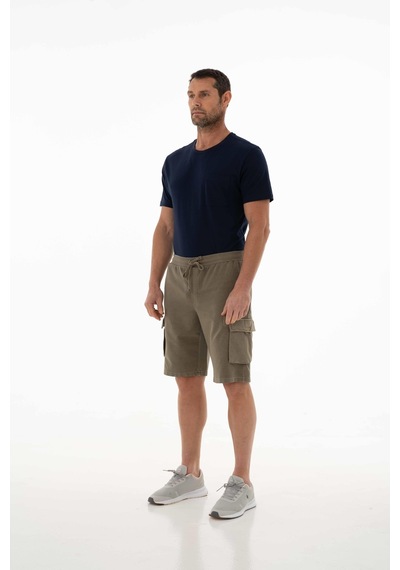 AR-MA Arma Erkek Regular Fit Kargo Cepli Parça Boyama Şort 001