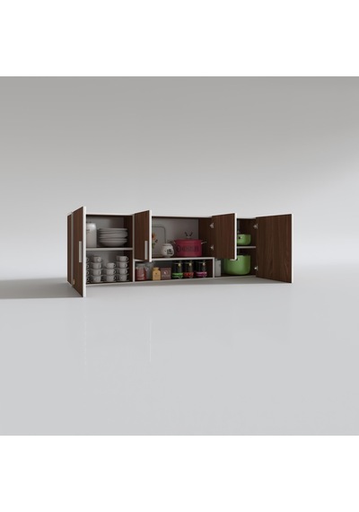 Kenzlife hazır mutfak packey cvz 060*180*22 mutfak banyo dolabı kapaklı raflı