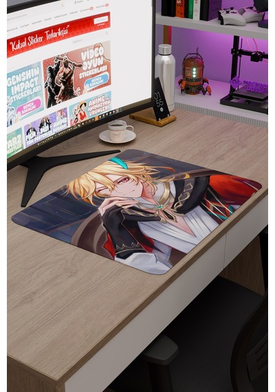 Kaveh Genshin Impact Anime Oyuncu V2 - 48x40 Xl Gaming Mouse Pad Fare Altlığı