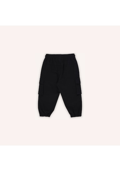 Panço Erkek Çocuk Beli Lastikli Pantolon Siyah 2421bb04014-5001 001