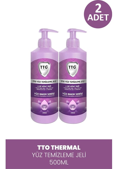 Tto Yüz Temizleme Jeli 500 Ml 2 Adet