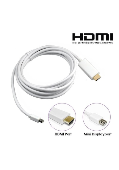 1.8m 4k 60hz Mini Displayport Thunderbolt To Hdmi Kablo