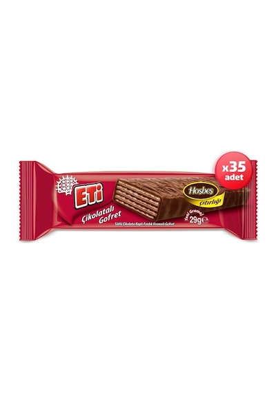 Sütlü Çikolatalı Gofret 29 G X 35 Adet