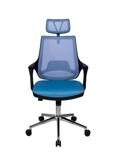 Ofisbazaar Buya Fileli Ofis Koltuğu Ergonomik Ve Modern Tasarım Açık Mavi Mavi