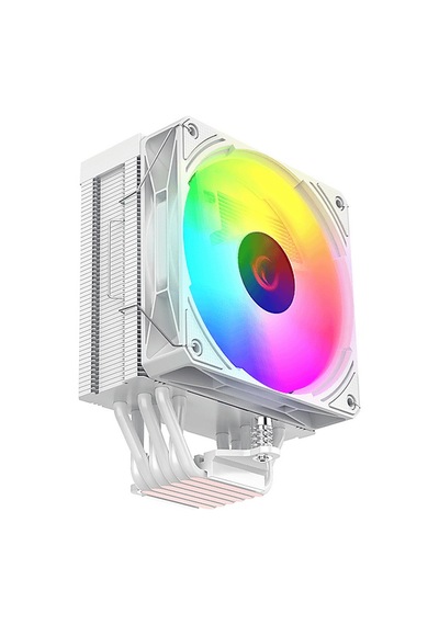 Rampage Octagon C70 Beyaz 63cfm 12cm Argb Sıcaklık Göstergeli Am5/lga1700 Uyumlu Hava Soğutmalı Cpu Fan