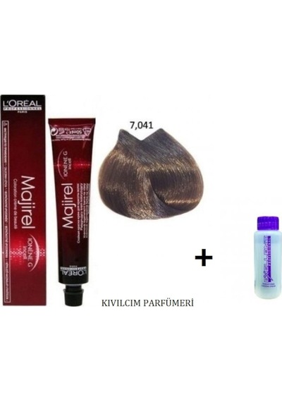 Loreal Majirel 7.041 Koyu Kumral Hafif Bakır Küllü Boya+ Oksidan