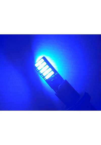 T10 Dipsiz Led Ampul 4adet Canbus Mavi 12v T10 Park, Sinyal, Plaka Ampulu