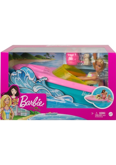 Barbie Bebek Ve Teknesi Oyun    Seti