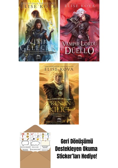 Yitik Gelecek + Vampir Lordu İle Düello + Prensin Kılıcı Altın Muhafızlar Serisi 2 Ciltli