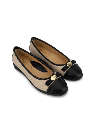 Relax Anatomic Tnc Luxury Kadın Hakiki Deri Black/noce Comfort Ayakkabı 611 Et1659 Bn Ayk Sk26-27 Black/noce Siyah - Gri
