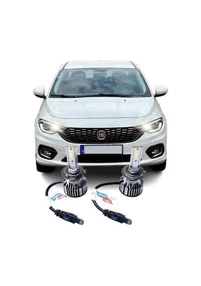 FIAT EGEA MERCEKLİ FAR LED UZUN FAR AMPULÜ H7 PHOTON MONO