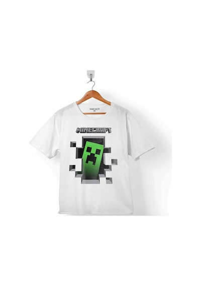 Mınecraft Creeper Insıde Çocuk Tişört 001