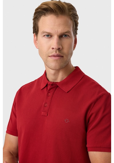 Back And Bond Regular Fit Kırmızı Polo Yaka Tişört