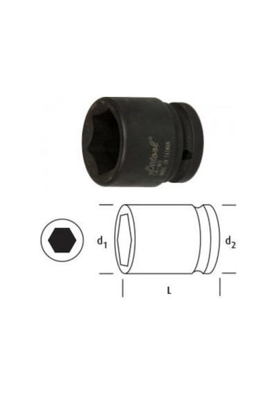 Osaka Altı Köşe Lokma Anahtar 36mm 3/4" Ln34s36