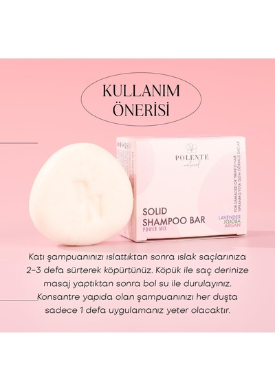 Onarıcı & Besleyici Katı Şampuan, Yıpranmış Saçlar, 110 Gr