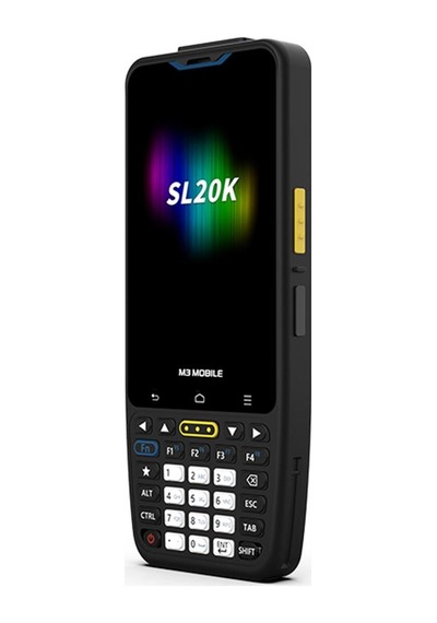 M3 Mobile Sl20k, Android 13, Wifi, Bluetooth, 4&amp Quot Dokunmatik Ve Tuşlu Ekran, 4 Gb Ram, 64 Gb Rom, 2d Karekod, El Terminali Kılıf Ve Ekran Koruyucu Dahil
