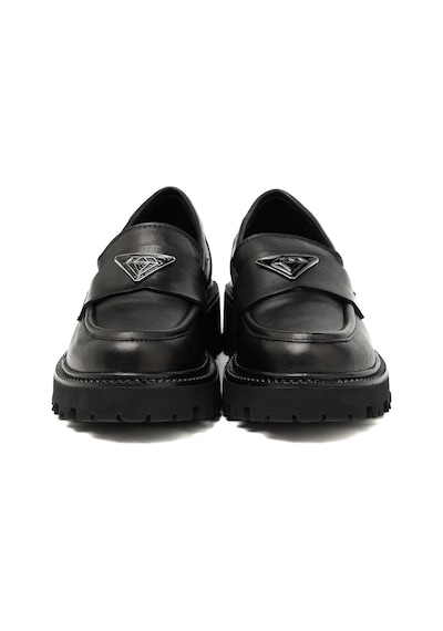 Nero Black Sneaker Günlük Kadın 25k11768 Vergelio Skin Nero Bej
