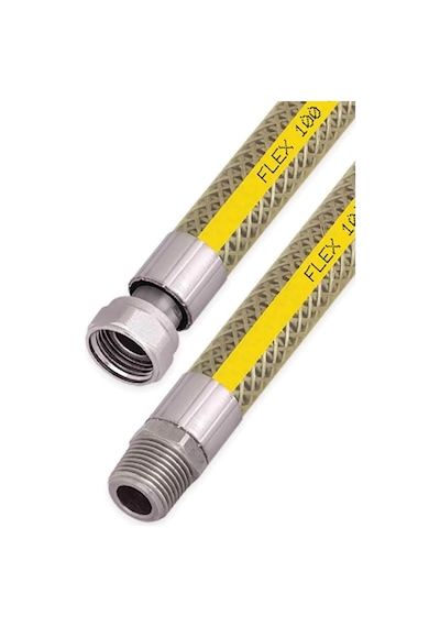 Ocak Fırın Doğalgaz Bağlantı Fleksi Extra Korumalı Hortum 1.25 Cm 6997