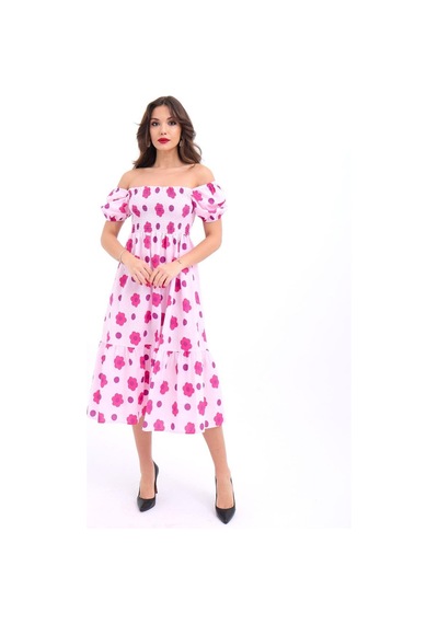 Butik İstanbul 5525 Elbise-ferrara Çok Renkli