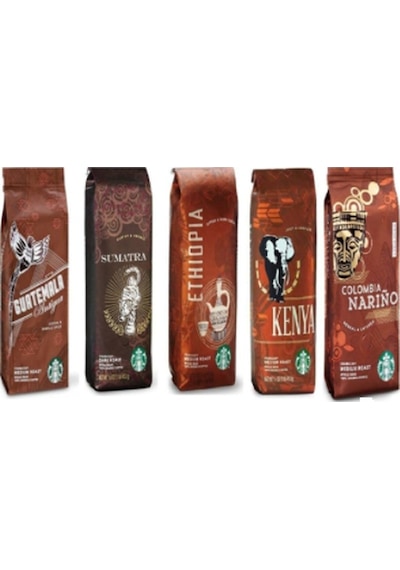 Starbucks Çekirdek Filtre Kahve Kıtalararası Paketi 5 x 250 G