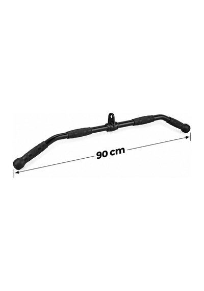 90 Cm Profesyonel Lat Pulldown Bar - Sırt Çekiş Aparatı - Cable Crossover Bar - Lat Bar - Fitness Aparat