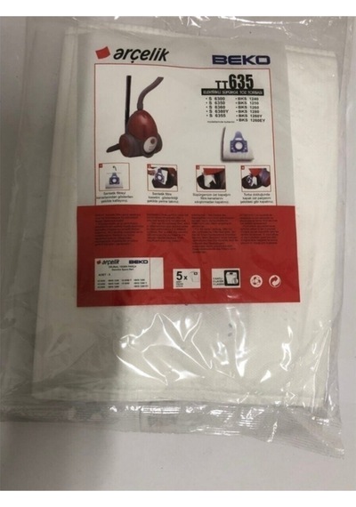 Tt 635 Süpürge Toz Torbası 10 Adet