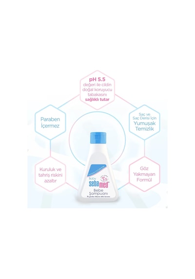 Sebamed Bebek Şampuanı 250ml 3 Lü Set Tüm Saçlar