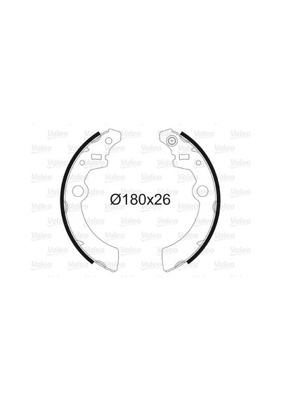 VALEO 562999 Arka Fren Pabuçu Ignıs 1.3İ 1.5 I