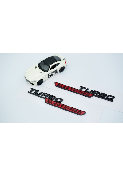 Dk Tuning Benz Turbo Electrified Çamurluk Yanı Kırmızı Logo Amble