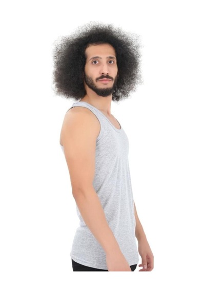Cnt Erkek Atlet Pamuklu Basic 5'li Premium Paket Gri Melanj Gri Melanj