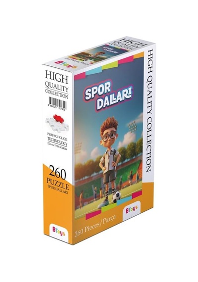 Btoys 260 Parça Puzzle Spor Dalları 9096