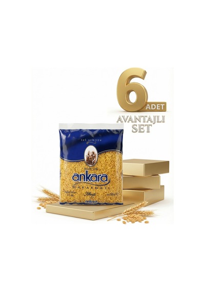 Ankara Makarna Tel Şehriye 6x500 Gr