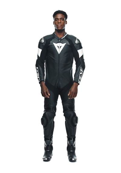 Dainese Daınese/tosa 1 Pcs Leather Suıt Perf. Black Black Whıte Siyah