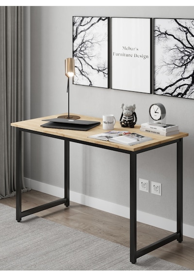 Narin Çalışma Masası Ofis Masası Bilgisayar Masası 120x60cm- Meşe Meşe Narin Çalışma Masası Ofis Masası Bilgisayar Masası 120x60cm- Meşe Meşe