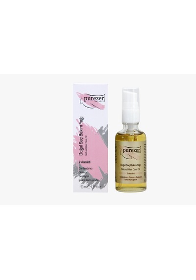 Purezer Natural Doğal Saç Bakım Yağı 50 ML