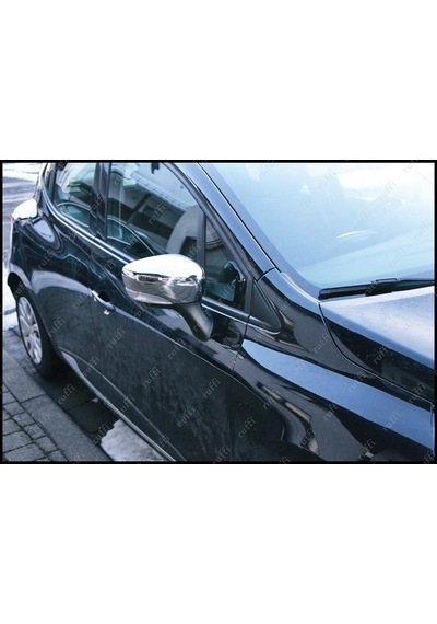 Renault Captur Krom Ayna Kapağı 2 Prç. 2013 Üzeri Paslanmaz Çelik