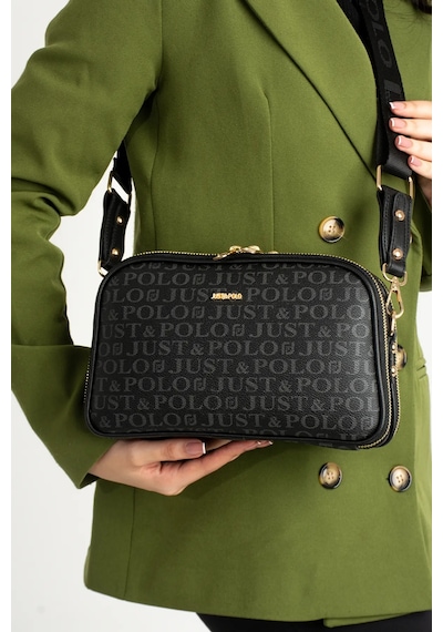 Just Polo Kadın Siyah Orta Boy Şıklığı Ve Konforu Buluşturan Omuz Çantası Shoulder Bag 342053mh
