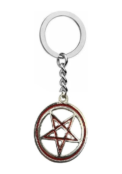Pentagram Rock Metal Grup Figürlü Metal Anahtarlık Unisex Gotik & Mistik Aksesuar
