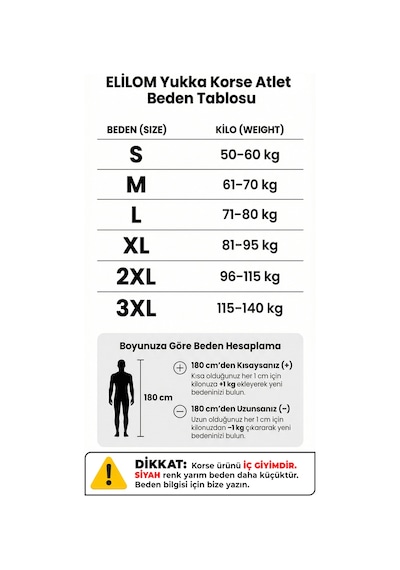 Elilom Erkek Dik Duruş Korsesi Sırt Omuz Destekli, Ayarlanabilir Cırtlı Tasarım Siyah