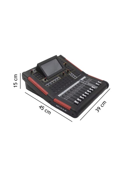Maxword W12 Pro 12 Kanal Dijital Mixer Profesyonel Sahne Mikseri