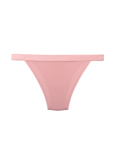 Velmore Kadın 3 Lü Pamuklu Normal Bel Slip Külot Pembe