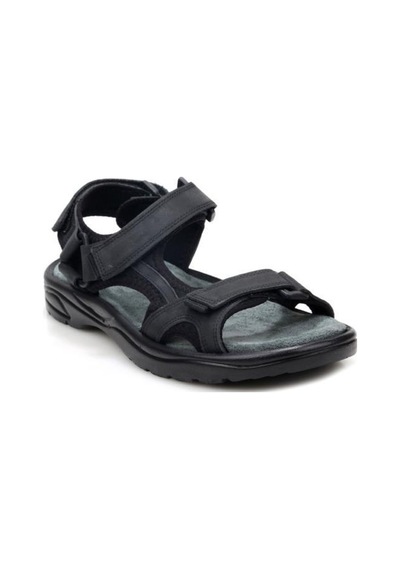 Pisagor Ps-33700 Ortopedik Erkek Sandalet Siyah
