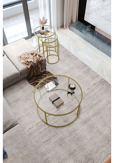 Gold Berlin Orta Sehpa 80cm