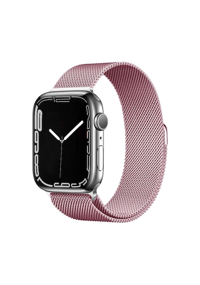 Adige  Apple Uyumlu  Watch  Se 40mm Kordon Kayış Metal Hasır Örgülü