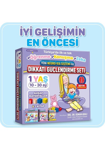 Osman Abalı Dikkati Güçlendirme Seti 1 Yaş