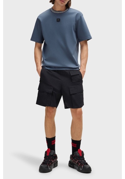 Hugo Erkek T Shirt 50510035 462 Mavi Mavi