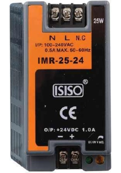 24VDC 1.1A 25W Ray Tipi Güç Kaynağı