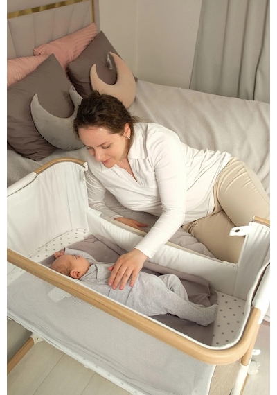 Bagi Sleepod 4in1 Anne Yanı Beşik Bej